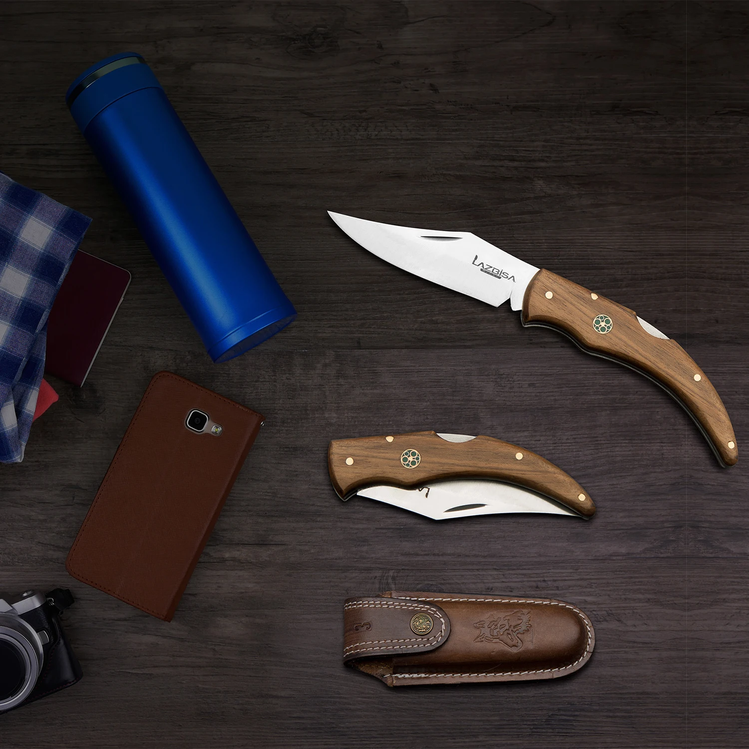 Outdoor Knife Pocket Knife Camping Knife Kitchen Knife Handmade with Sheath Gift ( Total Length: 20 Cm )
Outdoor Knife Pocket Knife Camping Knife Kitchen Knife Handmade with Sheath Gift ( Total Length: 20 Cm )