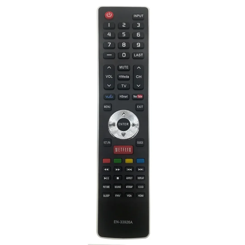 EN-33926A дистанционного Управление Замена для Hisense Smart ТВ 32K366W 40K366WB 32K20DW 32K20W 40H5 50K610GWN 55K610GWN
EN-33926A дистанционного Управление Замена для Hisense Smart ТВ 32K366W 40K366WB 32K20DW 32K20W 40H5 50K610GWN 55K610GWN