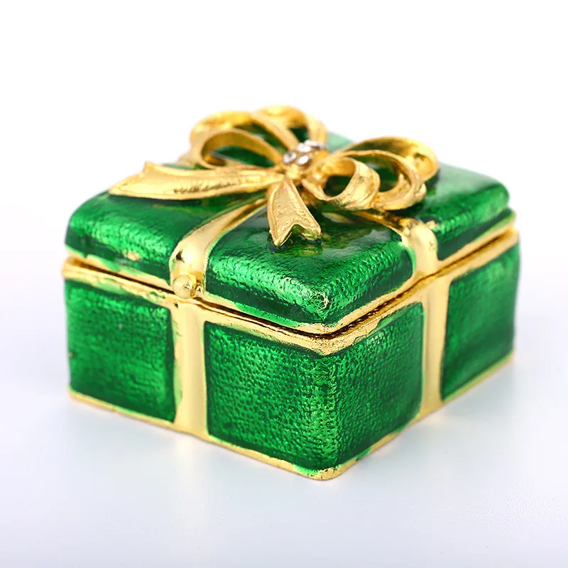 Green Gift Box Trinket Jewelry Box Ring Holder Figurines Collectible Gift Home Ornaments Drop Shipping
Green Gift Box Trinket Jewelry Box Ring Holder Figurines Collectible Gift Home Ornaments Drop Shipping