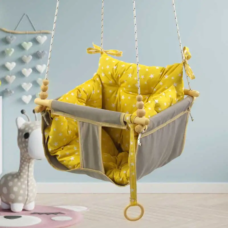 Gray Male Girl Babies Home Garden Use Swing Play Activity Children Hammock Fun Ceiling Hanger Baby Kids Safe Toy Canvas Seat
Gray Male Girl Babies Home Garden Use Swing Play Activity Children Hammock Fun Ceiling Hanger Baby Kids Safe Toy Canvas Seat