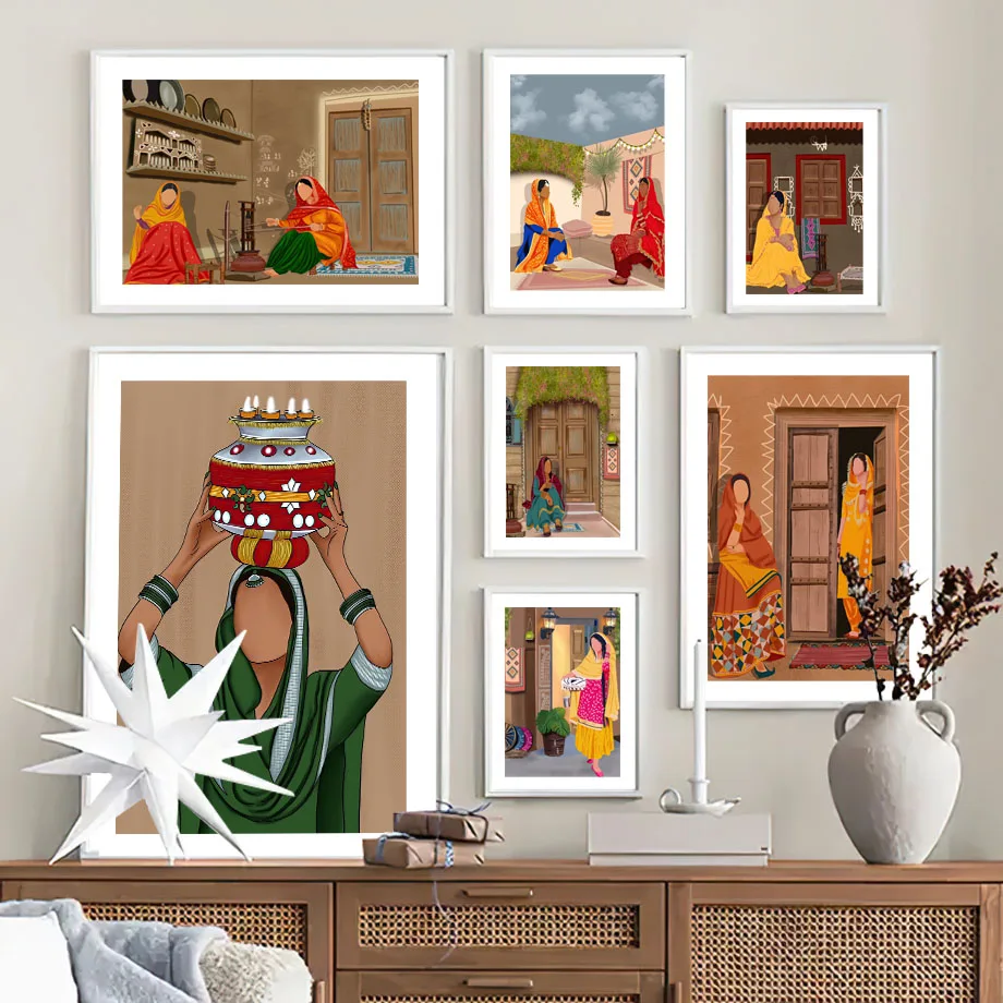 Sikh Women Indian Punjabi Culture Ethnic Wall Art Canvas Painting Nordic Posters And Prints Wall Pictures For Living Room Decor
Sikh Women Indian Punjabi Culture Ethnic Wall Art Canvas Painting Nordic Posters And Prints Wall Pictures For Living Room Decor