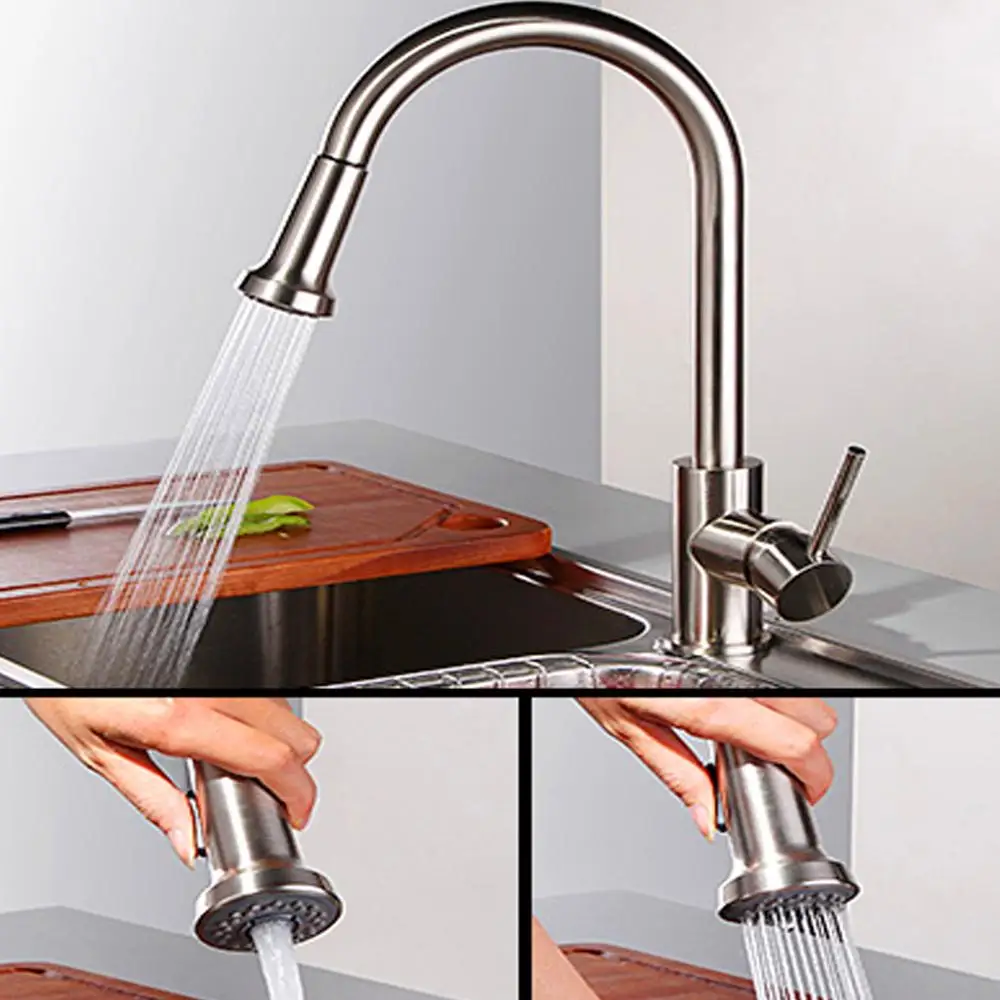 ABS Plastic Kitchen Sink Faucet Pull Down Steel Replacement Spray Shower Head
ABS Plastic Kitchen Sink Faucet Pull Down Steel Replacement Spray Shower Head