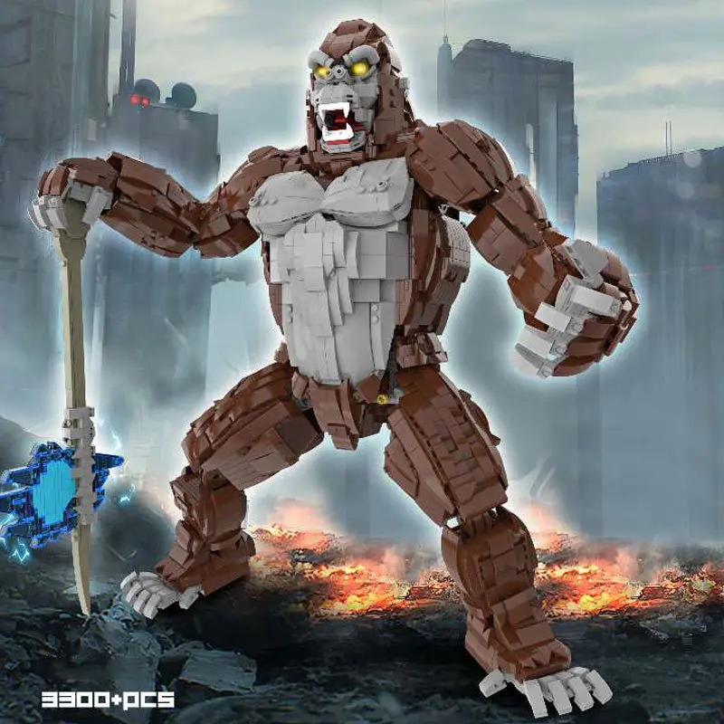 New DIY Giant Chimpanzees King Model Bricks 3000PCS MOC Movie Monster War Building Blocks Boys Toys for Kids Christmas Gifts
New DIY Giant Chimpanzees King Model Bricks 3000PCS MOC Movie Monster War Building Blocks Boys Toys for Kids Christmas Gifts