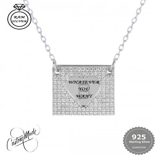 Custom Necklace 925 Sterling Silver Name Necklace Personalized Women Necklace Jewelry Gift
Custom Necklace 925 Sterling Silver Name Necklace Personalized Women Necklace Jewelry Gift