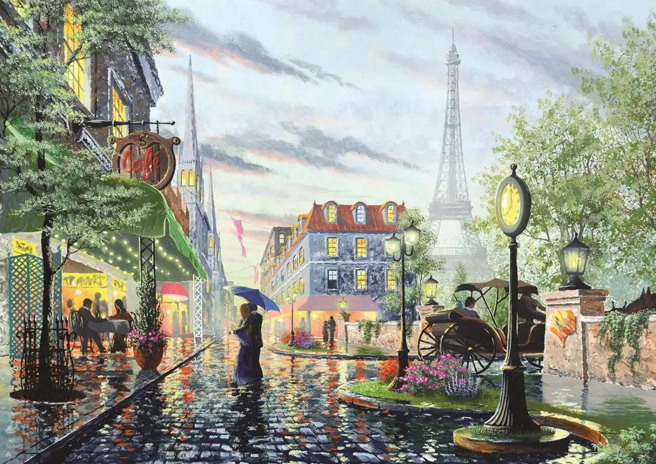 Art Puzzle Summer Rain, Paris 2000 Piece Jigsaw Puzzle fun toys for Adults landscape figured gift wall decoration
Art Puzzle Summer Rain, Paris 2000 Piece Jigsaw Puzzle fun toys for Adults landscape figured gift wall decoration