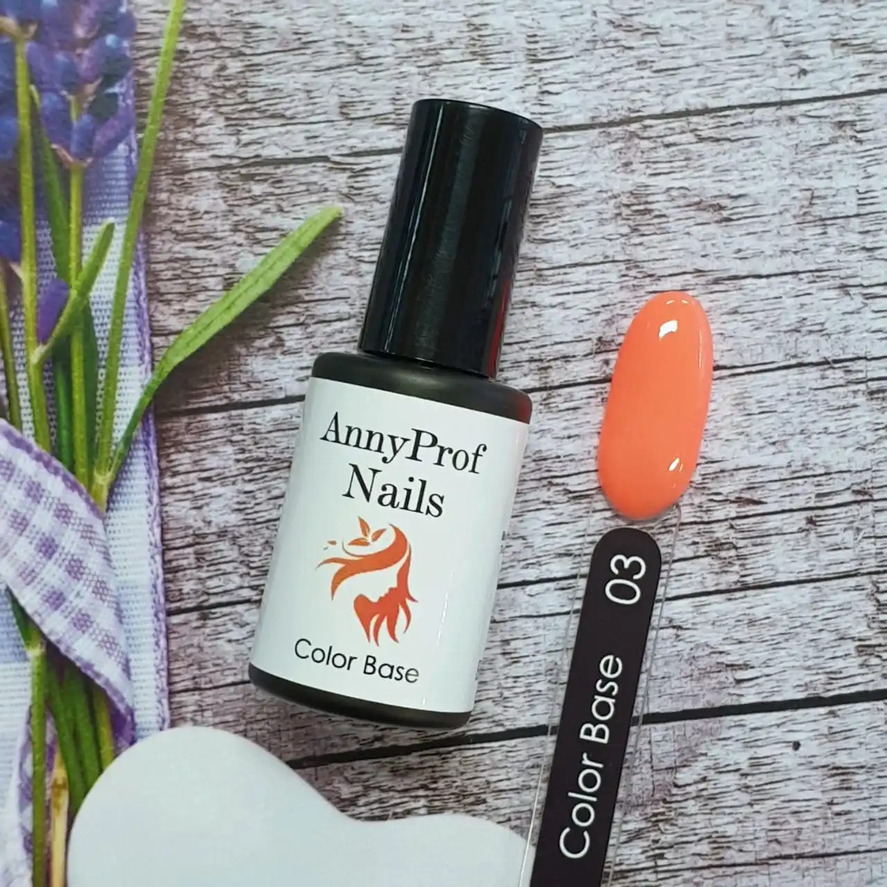 3Color Base ТМ AnnyProf Nails 10ml Цветное Неоновое Базовое Покрытие для ногтей праймер топ