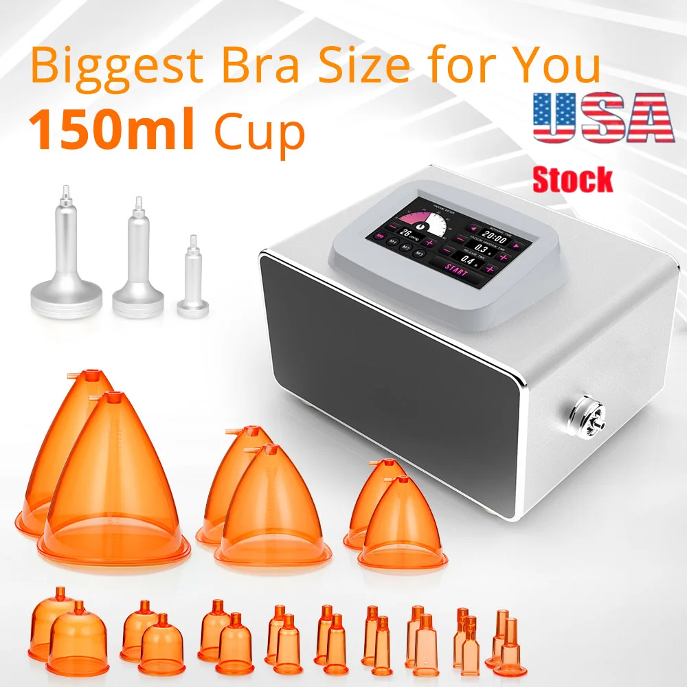 Newest Breast Enlargement Vacuum Machine 150ML Vaccum Cup For Butt Lifting Body Shape Beauty Equipment
Newest Breast Enlargement Vacuum Machine 150ML Vaccum Cup For Butt Lifting Body Shape Beauty Equipment