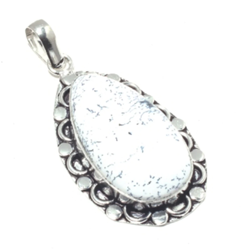 Genuine Dendrite Opal Pendant 925 Silver Overlay over Copper Hand made Jewelry women gift
Genuine Dendrite Opal Pendant 925 Silver Overlay over Copper Hand made Jewelry women gift