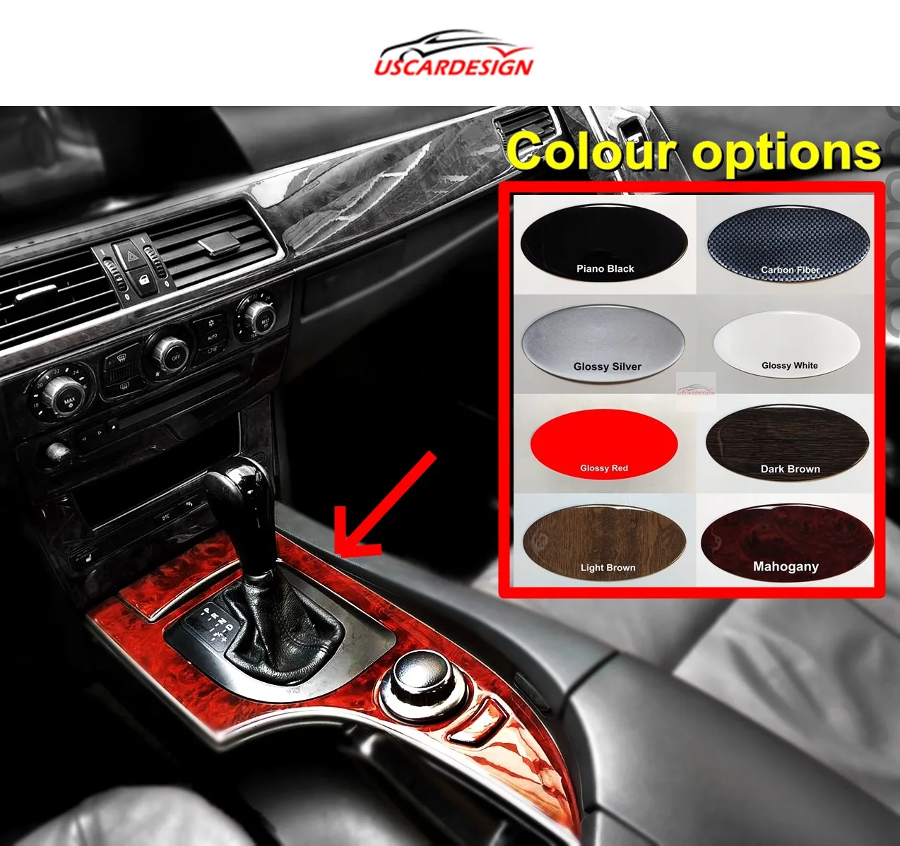 Shifter Trim Cover for Bmw 5 Series e60 e61 (2003 - 2010), Gear Lever, Car Accessories, Dashboard,Piano Black, Carbon Fiber, Red
Shifter Trim Cover for Bmw 5 Series e60 e61 (2003 - 2010), Gear Lever, Car Accessories, Dashboard,Piano Black, Carbon Fiber, Red
