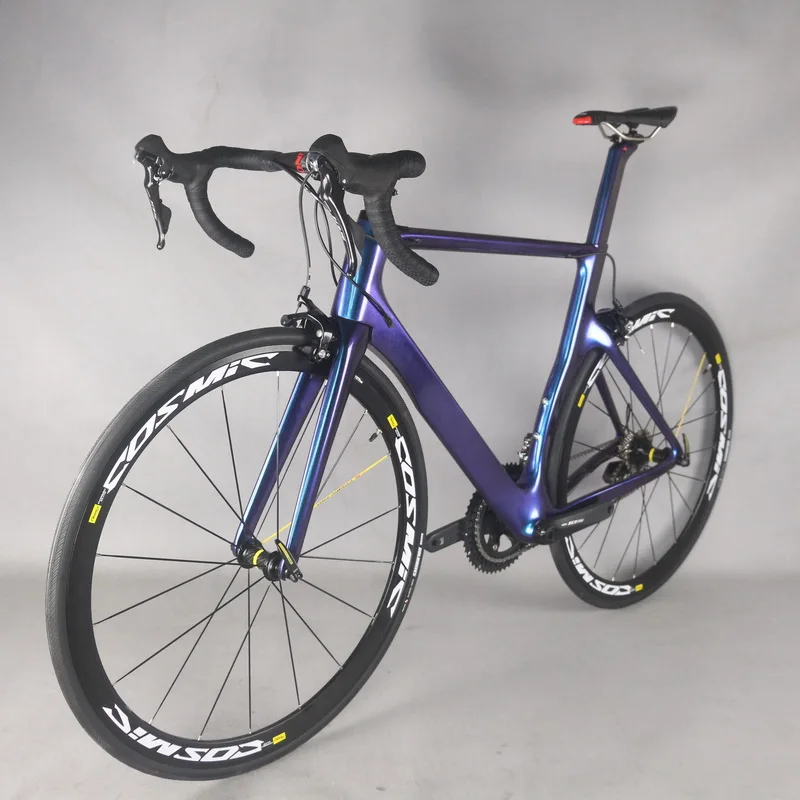 

Seraph Chameleon Paint carbon fiber T700 complete road bike TT-X2 with SHIMANO0 R7000 groupset with aluminum wheels