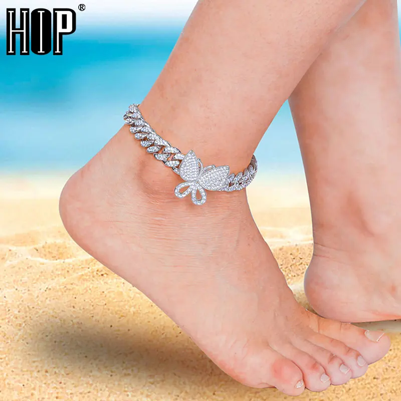 Hip Hop Iced Out Bling Paved Rhinestones 13MM Full Miami Cuban Butterfly Ankles For Men Rapper Jewelry
Hip Hop Iced Out Bling Paved Rhinestones 13MM Full Miami Cuban Butterfly Ankles For Men Rapper Jewelry