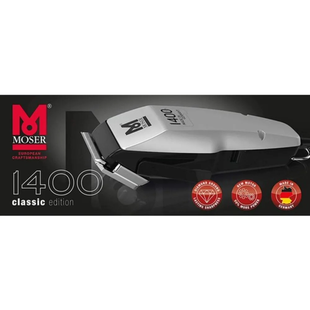 Moser 1400 Silver Corded Hair Trimmer Professional Electric Hair Trimmer Beard Trimmer Shaver Razor Barber Hair Cutting Machine
Moser 1400 Silver Corded Hair Trimmer Professional Electric Hair Trimmer Beard Trimmer Shaver Razor Barber Hair Cutting Machine