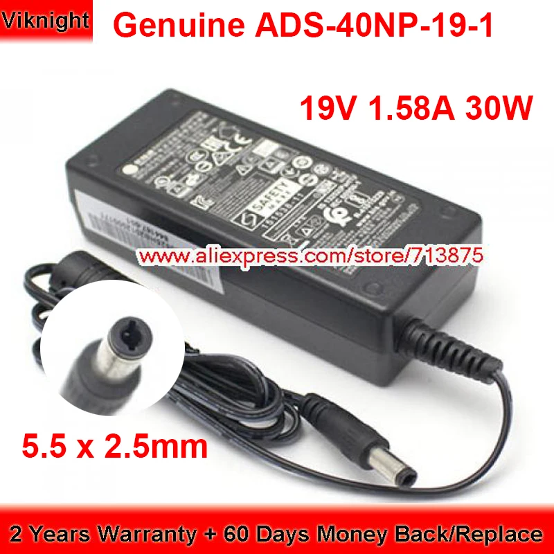Genuine 30W Universal Power Adapter 19V 1.58A ADS-40NP-19-1 19030E Charger for Hp 24F MONITOR 22EP 23ER DISPLAY ADS40NP191
Genuine 30W Universal Power Adapter 19V 1.58A ADS-40NP-19-1 19030E Charger for Hp 24F MONITOR 22EP 23ER DISPLAY ADS40NP191