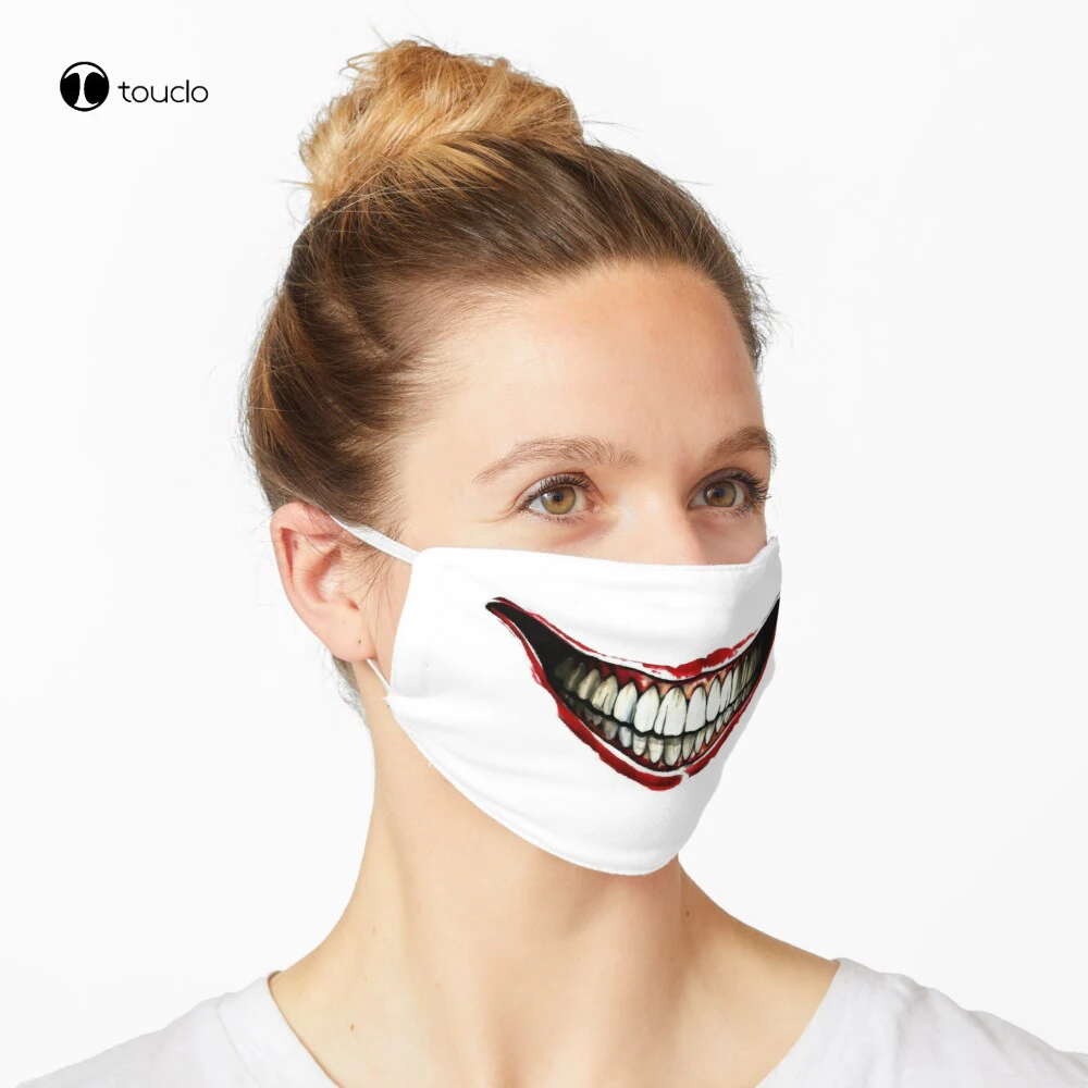 Простая маска для лица Joker smile, маска для лица, маска с фильтром, карманная ткань, многоразовая, моющаяся
Простая маска для лица Joker smile, маска для лица, маска с фильтром, карманная ткань, многоразовая, моющаяся