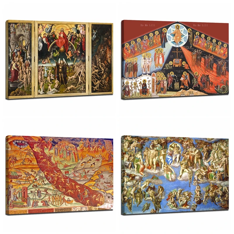 Christian The Last Judgment Second Coming Sacred Ceremony Orthodox Icon Canvas Wall Art By Ho Me Lili For Bedroom Home Decor
Christian The Last Judgment Second Coming Sacred Ceremony Orthodox Icon Canvas Wall Art By Ho Me Lili For Bedroom Home Decor