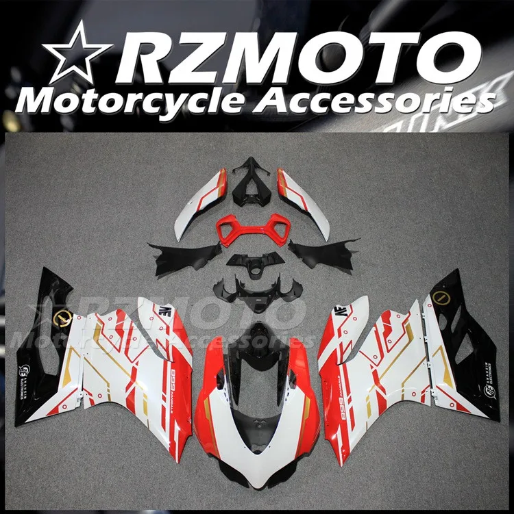 Injection New ABS Motorcycle Fairings Kit Fit for Ducati 899 1199 Panigale 2012 2013 2014 12 13 14 Bodywork set Red white Golden
Injection New ABS Motorcycle Fairings Kit Fit for Ducati 899 1199 Panigale 2012 2013 2014 12 13 14 Bodywork set Red white Golden