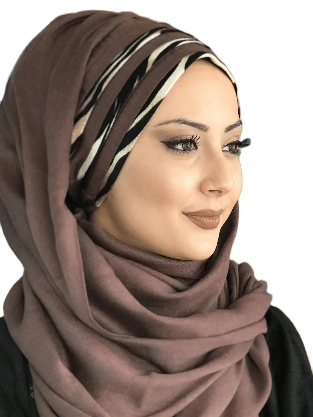 New Fashion Hijab 2021 Women Muslim Headscarf Islamic Turban Hat Bone Brown Cotton Zebra Draped Stripe Detailed Instant Shawl
New Fashion Hijab 2021 Women Muslim Headscarf Islamic Turban Hat Bone Brown Cotton Zebra Draped Stripe Detailed Instant Shawl