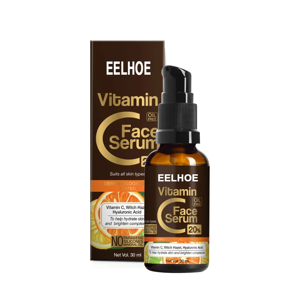30ml Vitamin C Serum Anti-Wrinkle Whitening VC Essence Oil Topical Facial Serum with Hyaluronic Acid Vitamin E Cosmetic
30ml Vitamin C Serum Anti-Wrinkle Whitening VC Essence Oil Topical Facial Serum with Hyaluronic Acid Vitamin E Cosmetic