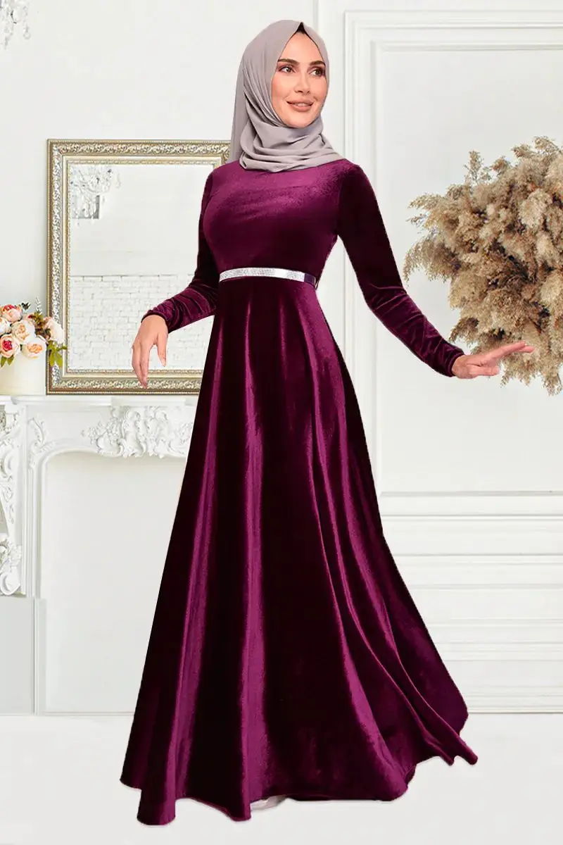 BELT KADİFE DRESS/ELEGANT STYLISH KADİFE DRESS/MUSLIM HIJAB DRESS ABİYE 2022 NEW SEASON GK71
BELT KADİFE DRESS/ELEGANT STYLISH KADİFE DRESS/MUSLIM HIJAB DRESS ABİYE 2022 NEW SEASON GK71