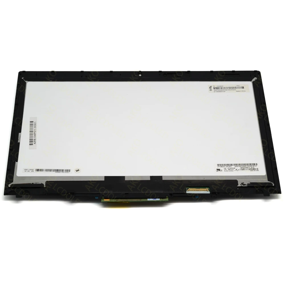 FRU 01AY703 14" WQHD LCD Touch Screen Assembly For ThinkPad X1 Yoga 1st Gen 20FQ
FRU 01AY703 14" WQHD LCD Touch Screen Assembly For ThinkPad X1 Yoga 1st Gen 20FQ