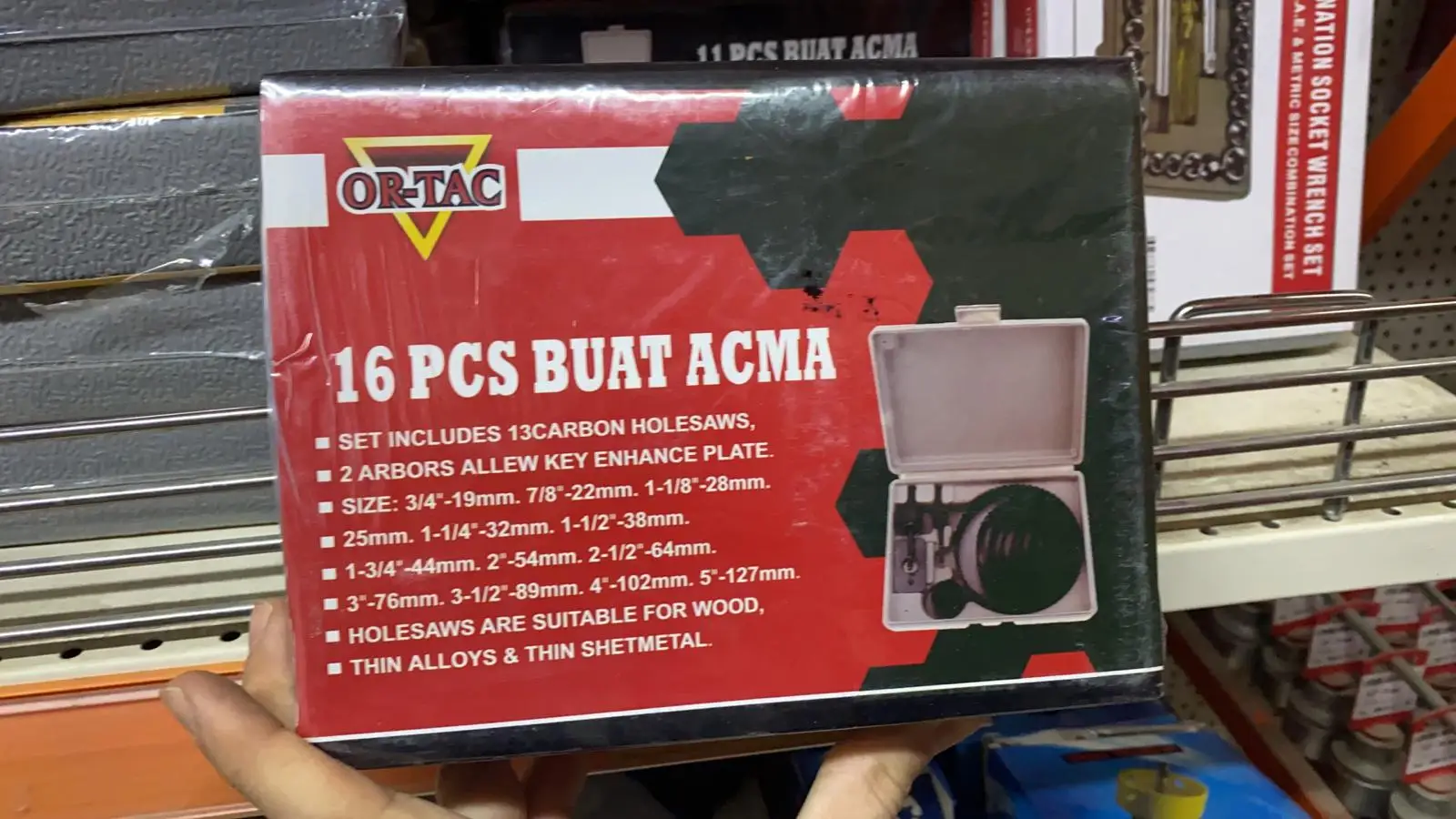 HOLESAW для дерева 16 шт. | Инструменты