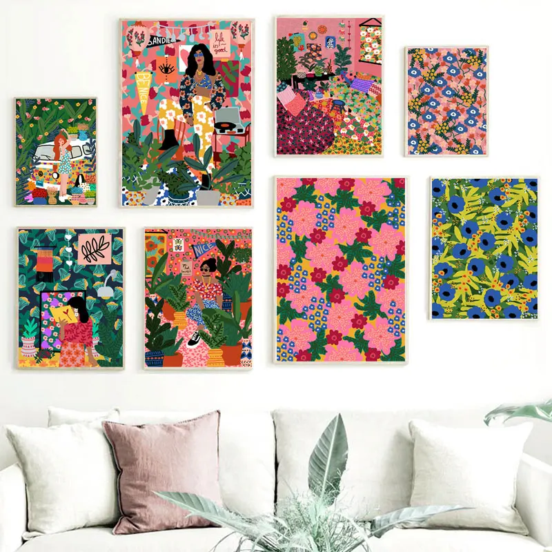 Модная винтажная картина с изображением девушки растения собаки, Настенная картина из страз, скандинавские постеры, мозаичная вышивка, кар... 
Модная винтажная картина с изображением девушки растения собаки, Настенная картина из страз, скандинавские постеры, мозаичная вышивка, кар...