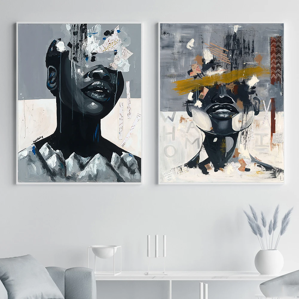 African American Art Canvas Painting Graffiti Face Posters and Prints Wall Pictures For Nordic Living Room Home Decor No Frame
African American Art Canvas Painting Graffiti Face Posters and Prints Wall Pictures For Nordic Living Room Home Decor No Frame