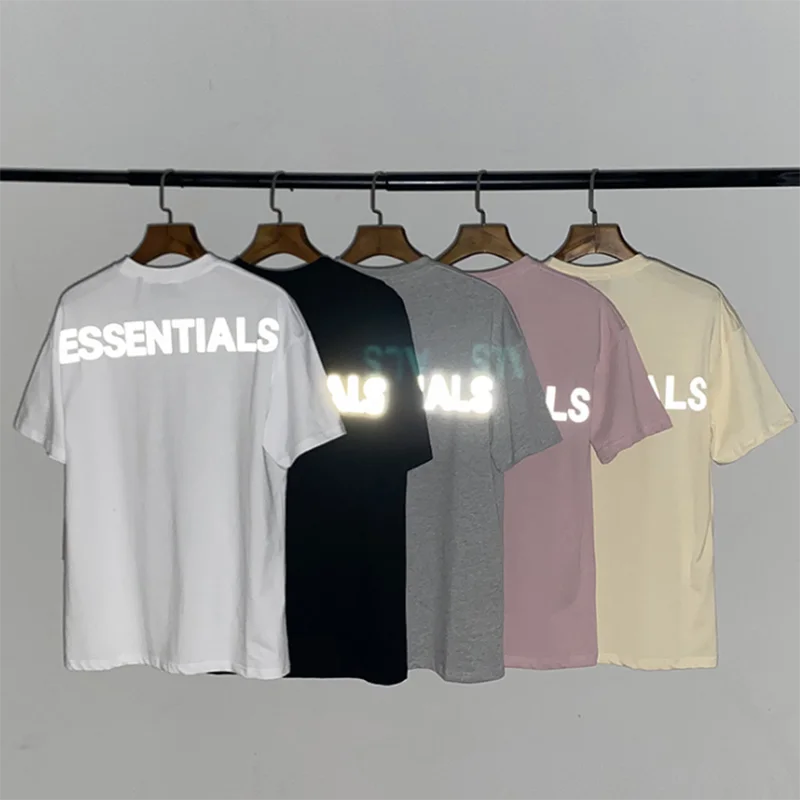 

2021 New 100% Cotton Essentials T Shirt T-shirt Kanye West Shirt Jerry Lorenzo Loose Ovesized Short Sleeve Tee Shirt