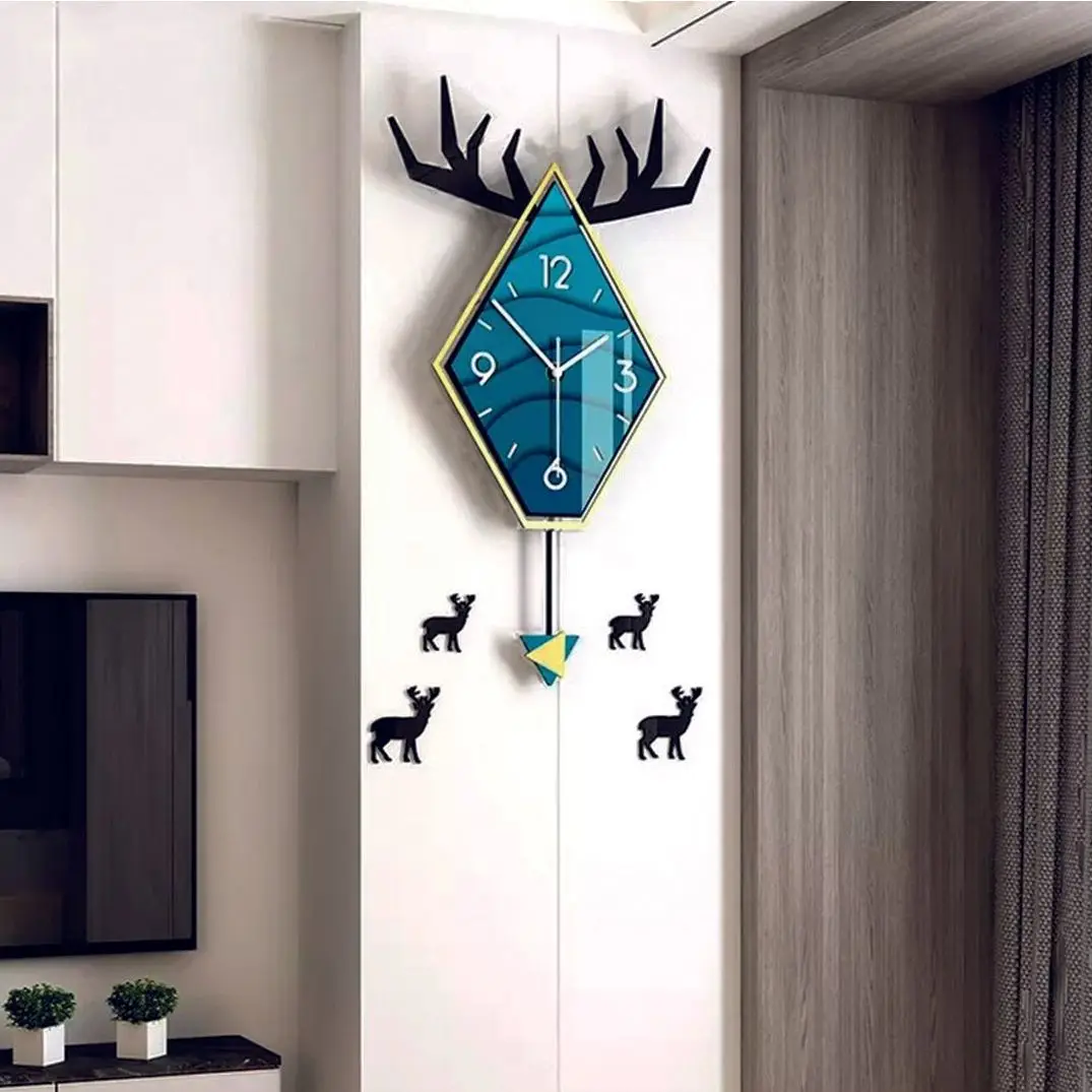 Curly Premium Dangle Pendulum Wall Clock Decorative Multi-Piece Set Modern Style Indoor Suitable For Wink Attractive Stylish 
Curly Premium Dangle Pendulum Wall Clock Decorative Multi-Piece Set Modern Style Indoor Suitable For Wink Attractive Stylish