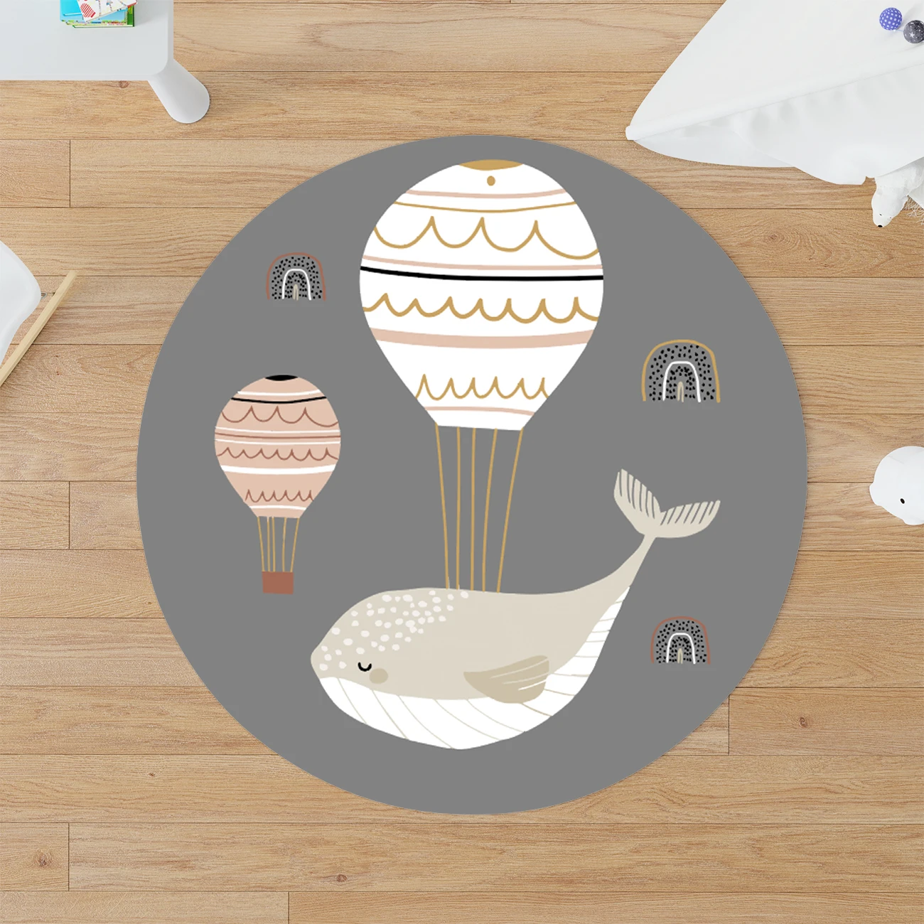 Round non-slip flannel doormat carpet dust dirt proof cartoon game mat rug Climbing Pad crawling 160 diameter balloons and fish
Round non-slip flannel doormat carpet dust dirt proof cartoon game mat rug Climbing Pad crawling 160 diameter balloons and fish