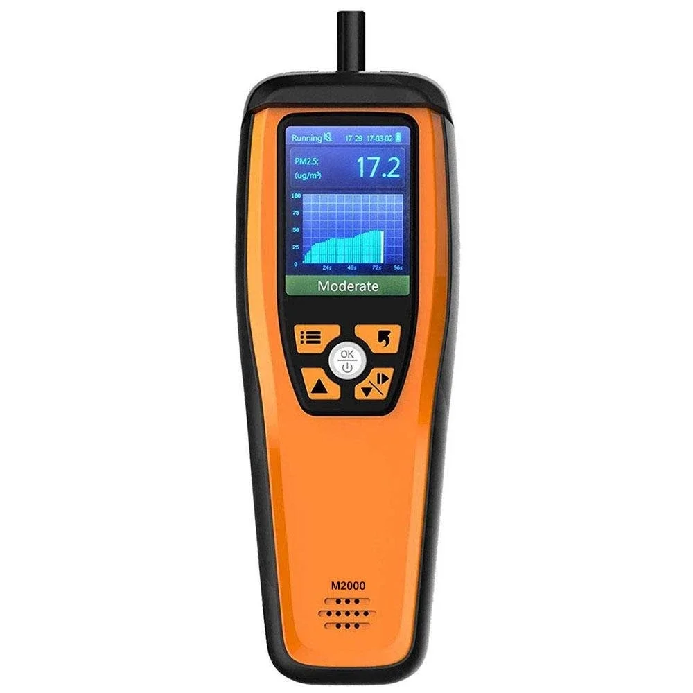 Temtop M2000 монитор качества воздуха для частиц PM2.5 PM10 CO2 HCHO температура влажности