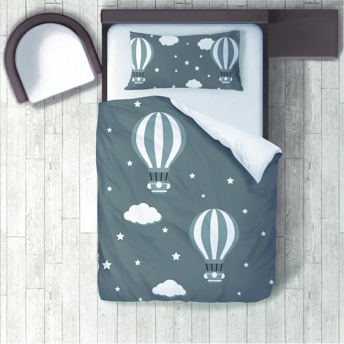 Duvet Cover Set Bedding Set Pillow Case for Baby and Kids Room 3D Printed Air Ballon Night Black Model 015
Duvet Cover Set Bedding Set Pillow Case for Baby and Kids Room 3D Printed Air Ballon Night Black Model 015