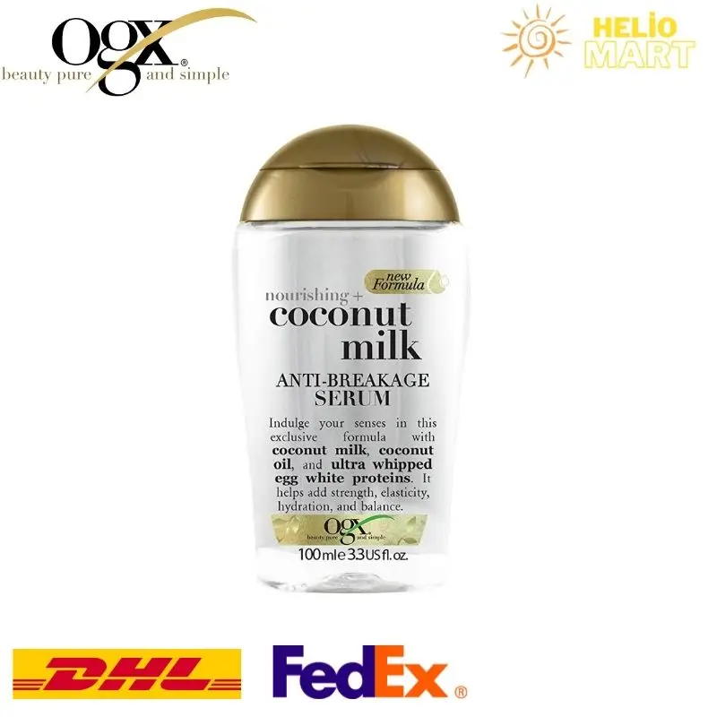 OGX Organix кокосовое молоко сыворотка против поломки 100 мл/3 3 жидких унций | Красота и