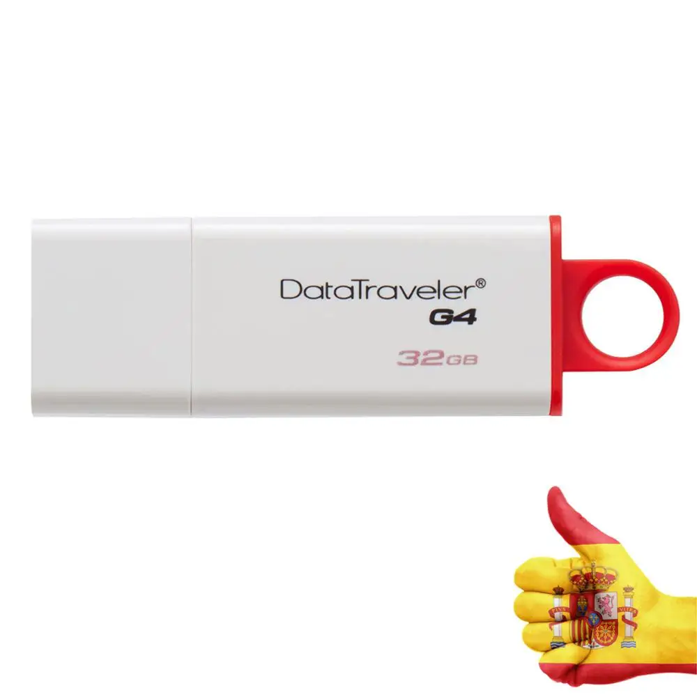 Kingston DataTraveler G4 DTIG4/32 hard GB - Memoria USB 3 0 32 цвет белый/красный | Компьютеры и офис