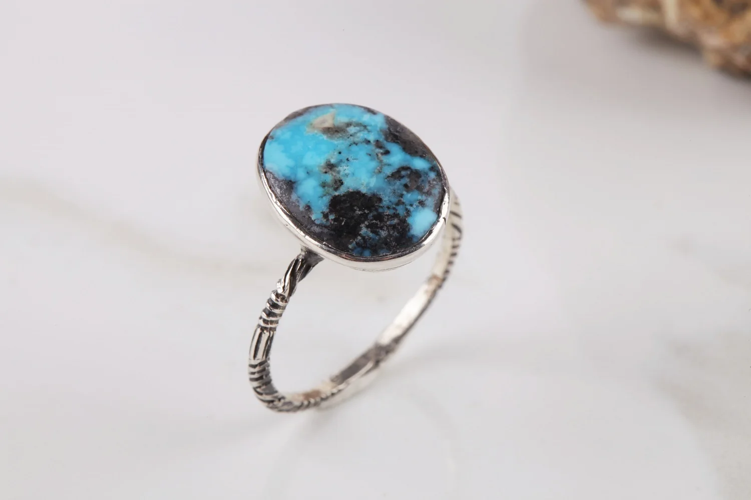 UM US ювелирные изделия бирюзовый Натуральный камень 925 пробы серебро Для женщин, кольцо, кольцо из нержавеющей стали 
UM US ювелирные изделия бирюзовый Натуральный камень 925 пробы серебро Для женщин, кольцо, кольцо из нержавеющей стали