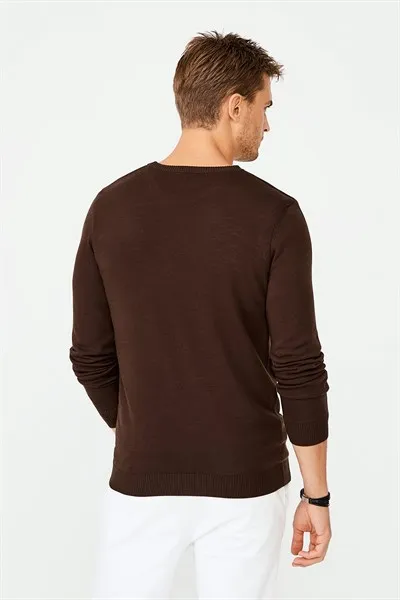 Crew neck Sweater pullover winter spring autumn wear long arm 100% Acrylic Knit Fabric Brown
Crew neck Sweater pullover winter spring autumn wear long arm 100% Acrylic Knit Fabric Brown