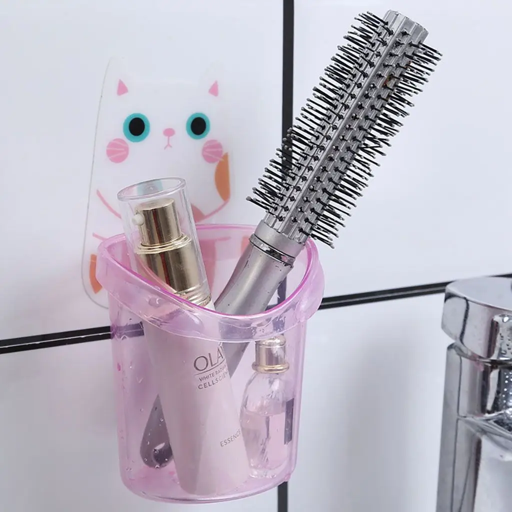 New Cute Cat Toothbrush Holder Bathroom Wall Mounted Self-adhesive Storage Rack Holder Home Storage Tools
New Cute Cat Toothbrush Holder Bathroom Wall Mounted Self-adhesive Storage Rack Holder Home Storage Tools
