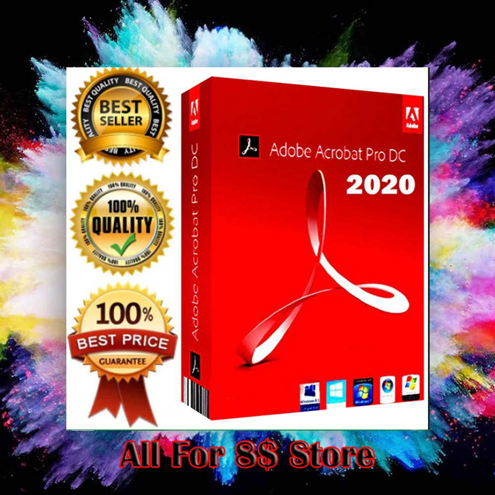 ✔️Adobe Acrobat Pro DC 2020✔️ Полная версия для Windows✔️ Пожизненная активация|Регистрация