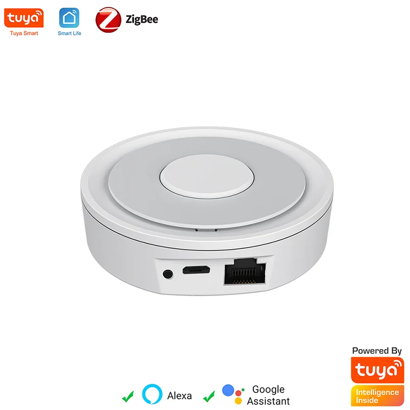 Tuya Zigbee Gateway Smart Home Zigbee Hub Remote Control Via Smart Life APP Works with Alexa Google Home
Tuya Zigbee Gateway Smart Home Zigbee Hub Remote Control Via Smart Life APP Works with Alexa Google Home