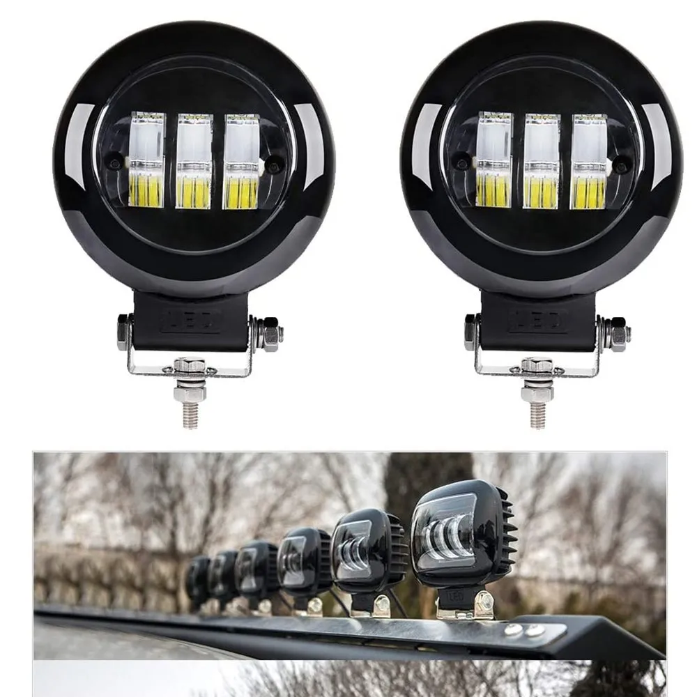 2PCS Round Off Road Driving Lights 30W CREE LED Work Light Pods For Off Road Trucks Tractor 4X4 4WD SUV Jeep Wrangler Boat
2PCS Round Off Road Driving Lights 30W CREE LED Work Light Pods For Off Road Trucks Tractor 4X4 4WD SUV Jeep Wrangler Boat