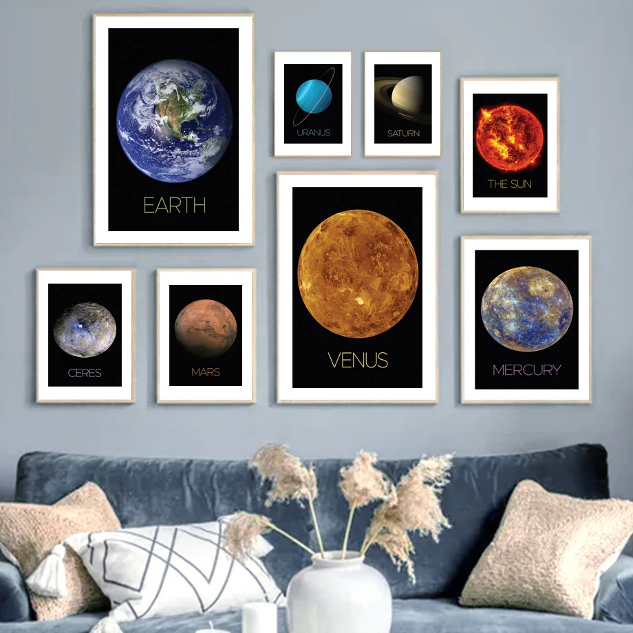 Solar System Planets Mercury Venus Earth Mars Wall Art Canvas Painting Nordic Posters And Prints Wall Pictures Kids Room Decor
Solar System Planets Mercury Venus Earth Mars Wall Art Canvas Painting Nordic Posters And Prints Wall Pictures Kids Room Decor
