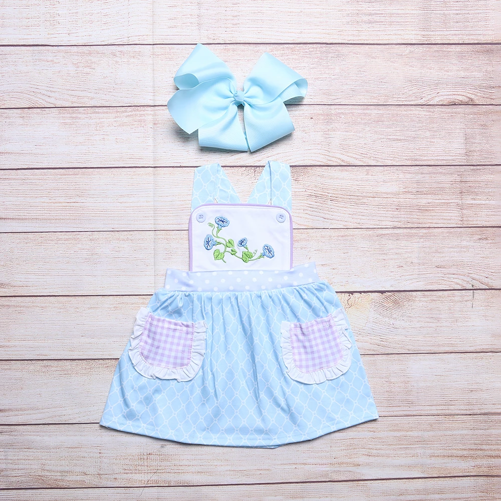 Summer Dress Clothes For Girl Cute MINI Strap Skirt Sky Blue Morning Glory Pretty Broken Flower Fashion Casual Dresses For Kids
Summer Dress Clothes For Girl Cute MINI Strap Skirt Sky Blue Morning Glory Pretty Broken Flower Fashion Casual Dresses For Kids
