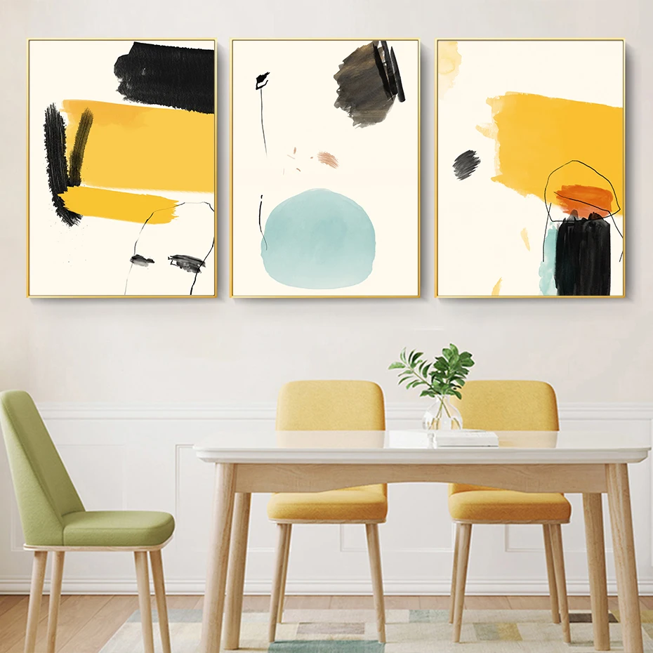 Abstract Trendy Colors Canvas Painting Modern Yellow Geometric Posters and Prints Nordic Wall Art for Living Room Home Decor
Abstract Trendy Colors Canvas Painting Modern Yellow Geometric Posters and Prints Nordic Wall Art for Living Room Home Decor
