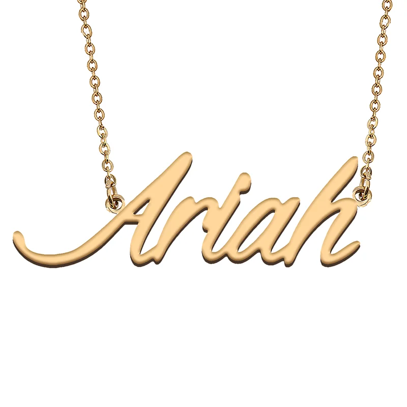 

Ariah Custom Name Necklace Customized Pendant Choker Personalized Jewelry Gift for Women Girls Friend Christmas Present