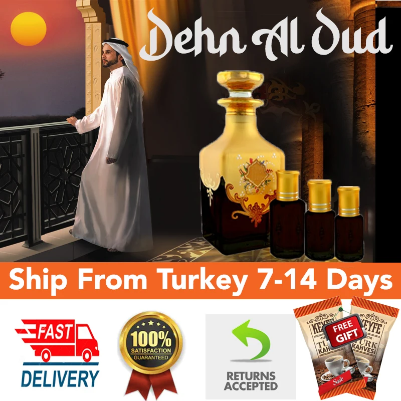 

Dehn Al Oud Attar Black Deer Musk No Alcohol Perfume Oil Arabian Agarwood Al Haramain FAST DELIVERY