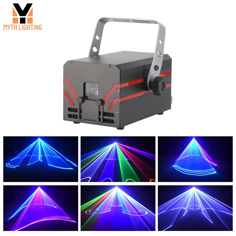 Цветная лазерная указка Dmx Rgb 4000 МВт сценический лазерный модуль проектор с
