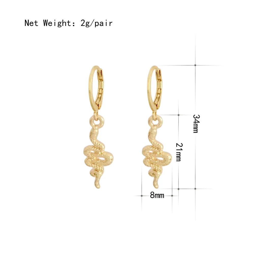 New Arrival Animal Charm Hoop Earrings Gold Color Cute Snake Charm Hoop Earrings for Women and Girl
New Arrival Animal Charm Hoop Earrings Gold Color Cute Snake Charm Hoop Earrings for Women and Girl