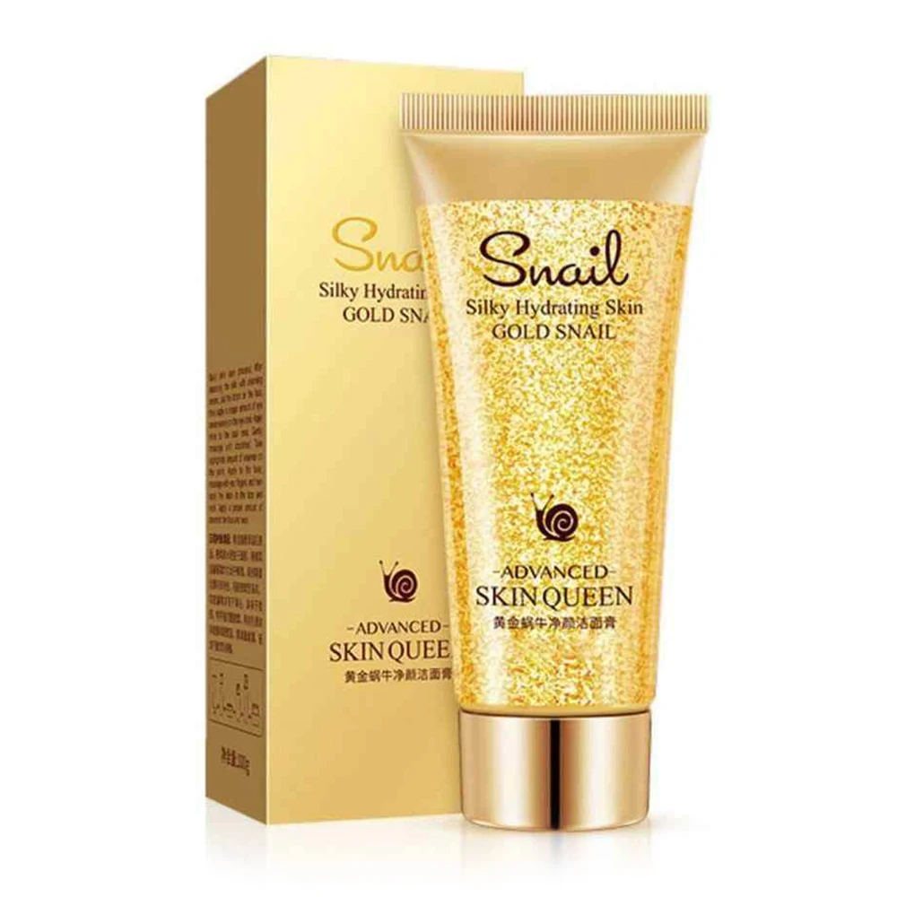 Пенка для умывания с частицами золота и секретом улитки VENZEN Silky Hydrating Skin GOLD SNAIL