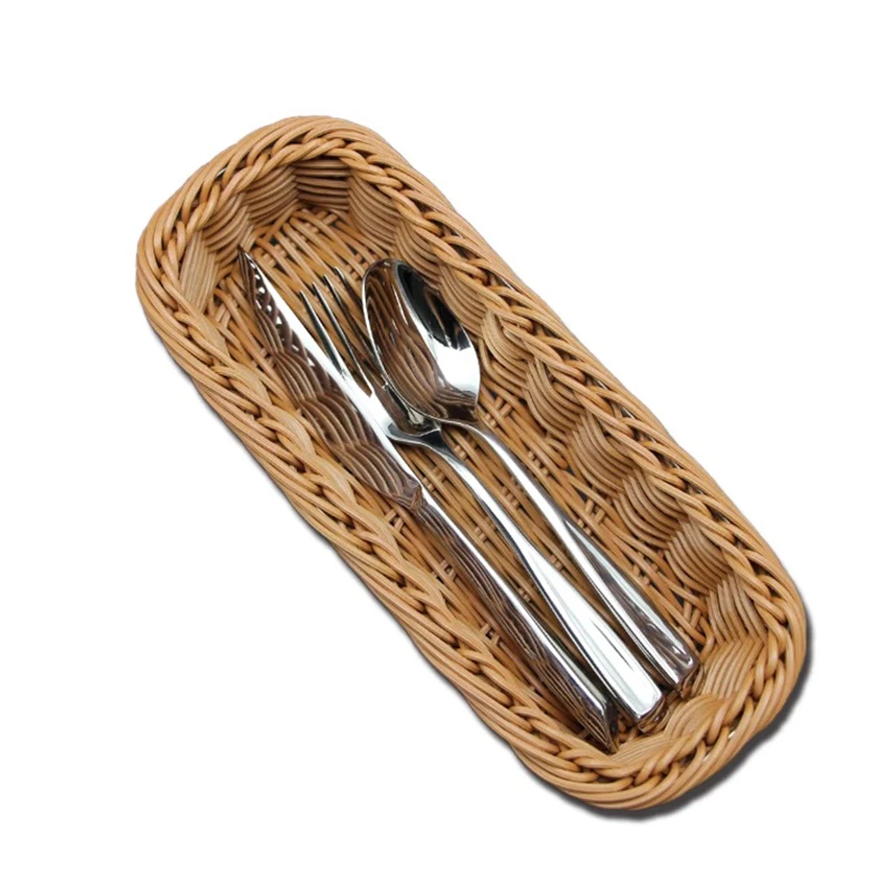 Cutlery Storage Basket Kitchen Food Bread Snacks Fruit Vegetables Storage Basket Durable Breathable
Cutlery Storage Basket Kitchen Food Bread Snacks Fruit Vegetables Storage Basket Durable Breathable