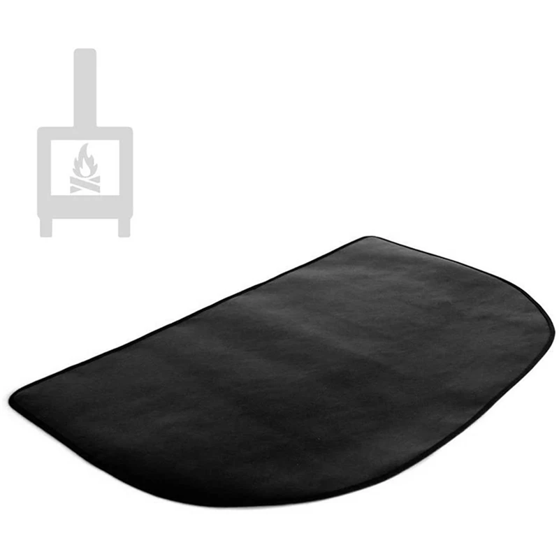 Half Round Fire Retardant Fireplace Blanket Heat Insulation Fire Pit Mat Durable Protective Ember Pad Fireplace Carpet Non-slip
Half Round Fire Retardant Fireplace Blanket Heat Insulation Fire Pit Mat Durable Protective Ember Pad Fireplace Carpet Non-slip